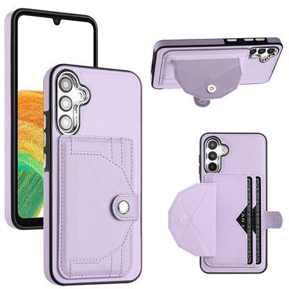 Samsung Galaxy A34 5G Shockproof Leather Phone Case with Card Holder - Stylish, Durable, and Convenient