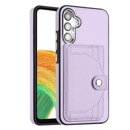 Samsung Galaxy A34 5G Shockproof Leather Phone Case with Card Holder - Stylish, Durable, and Convenient