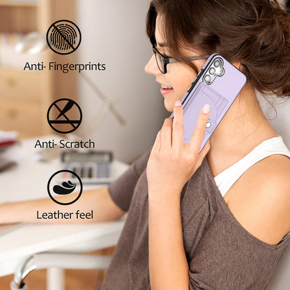 Samsung Galaxy A34 5G Shockproof Leather Phone Case with Card Holder - Stylish, Durable, and Convenient