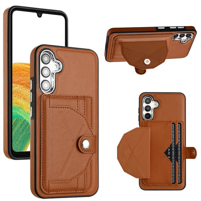 Samsung Galaxy A34 5G Shockproof Leather Phone Case with Card Holder - Stylish, Durable, and Convenient