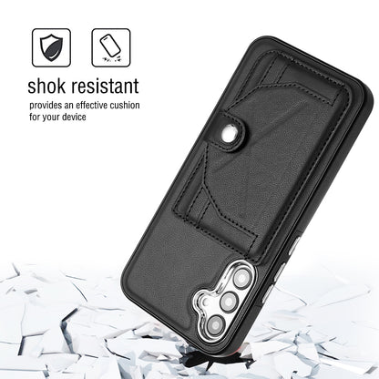 Samsung Galaxy A54 5G Shockproof Leather Phone Case with Card Holder - Stylish, Durable, and Convenient