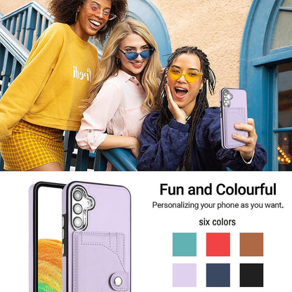 Samsung Galaxy A54 5G Shockproof Leather Phone Case with Card Holder - Stylish, Durable, and Convenient