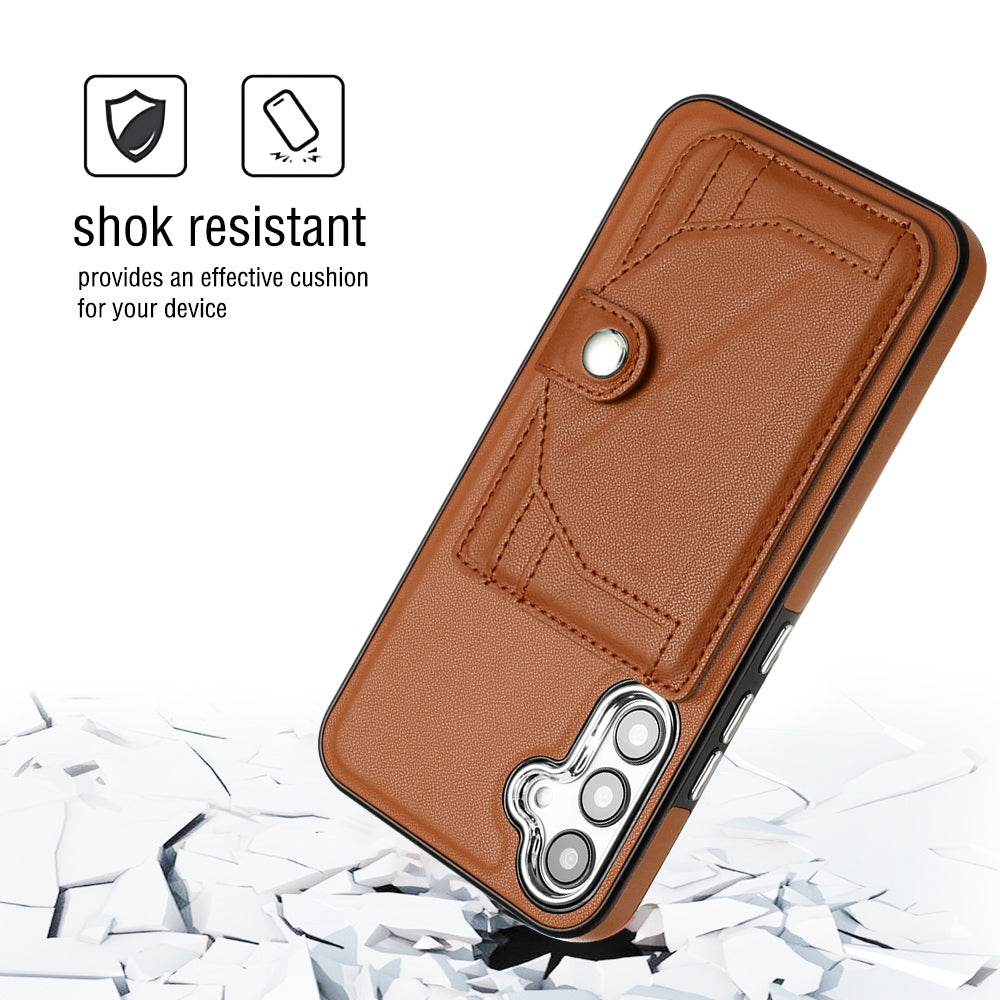 Samsung Galaxy A54 5G Shockproof Leather Phone Case with Card Holder - Stylish, Durable, and Convenient