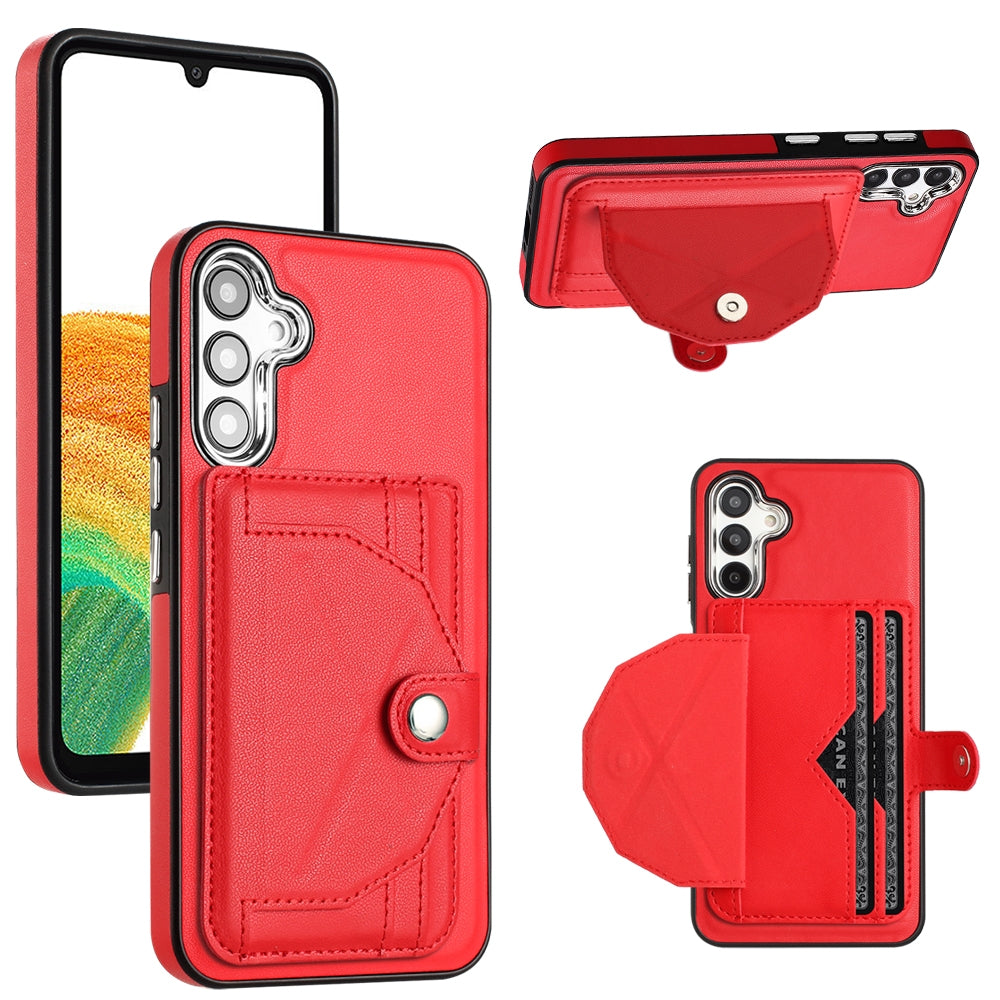 Samsung Galaxy A54 5G Shockproof Leather Phone Case with Card Holder - Stylish, Durable, and Convenient
