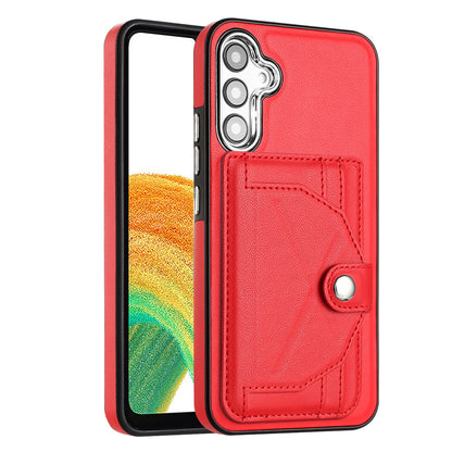 Samsung Galaxy A54 5G Shockproof Leather Phone Case with Card Holder - Stylish, Durable, and Convenient