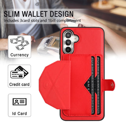 Samsung Galaxy A54 5G Shockproof Leather Phone Case with Card Holder - Stylish, Durable, and Convenient