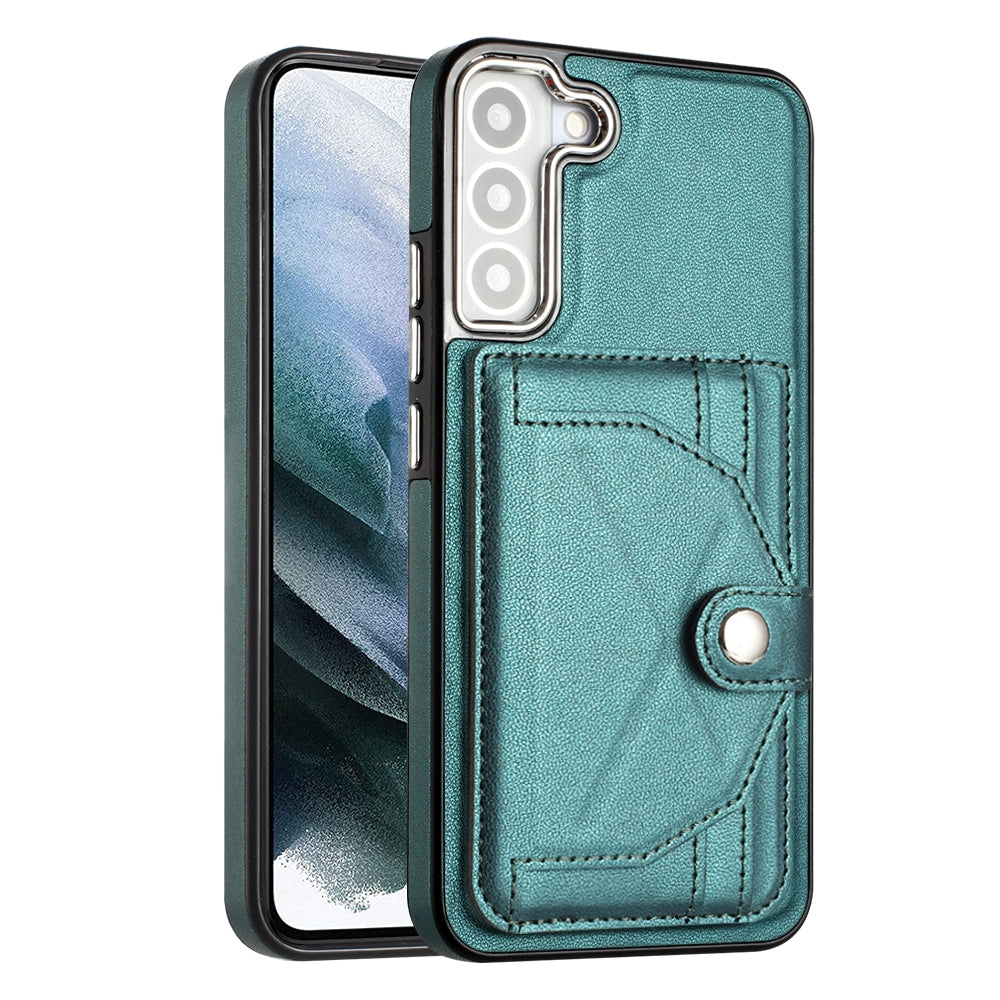 Samsung Galaxy S23+ Shockproof Leather Phone Case with Card Holder - Stylish, Durable, and Convenient