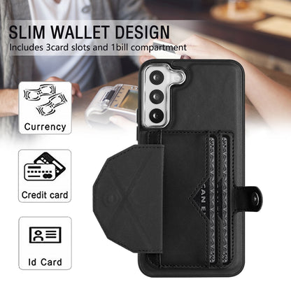 Samsung Galaxy S23+ Shockproof Leather Phone Case with Card Holder - Stylish, Durable, and Convenient