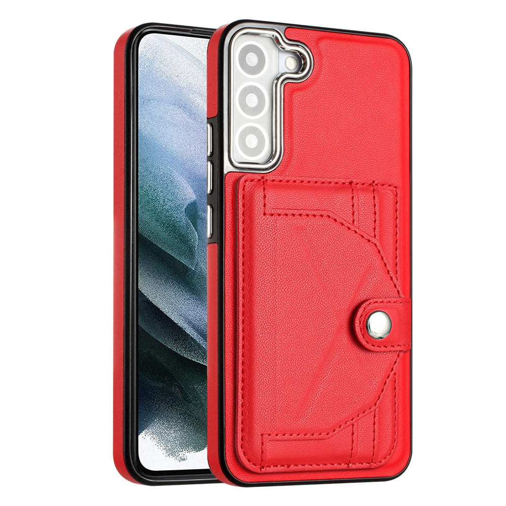 Samsung Galaxy S23 Shockproof Leather Phone Case with Card Holder - Stylish, Durable, and Convenient
