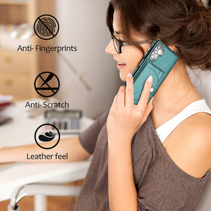 Samsung Galaxy A13 5G Shockproof Leather Phone Case with Card Holder - Stylish, Durable, and Convenient