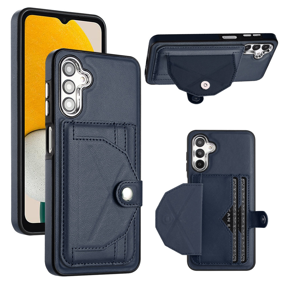 Samsung Galaxy A13 5G Shockproof Leather Phone Case with Card Holder - Stylish, Durable, and Convenient