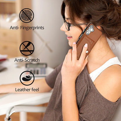 Samsung Galaxy M13 5G Shockproof Leather Phone Case with Card Holder - Stylish, Durable, and Convenient