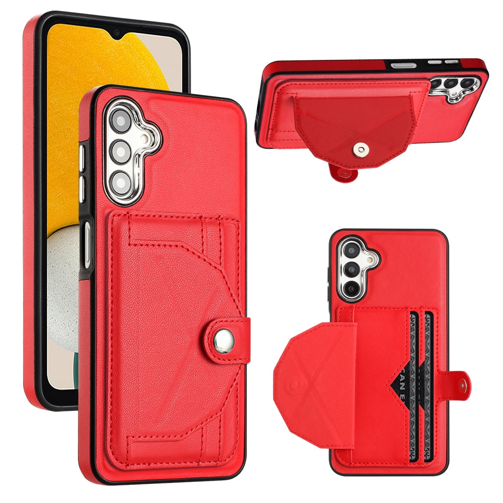 Samsung Galaxy A13 5G Shockproof Leather Phone Case with Card Holder - Stylish, Durable, and Convenient