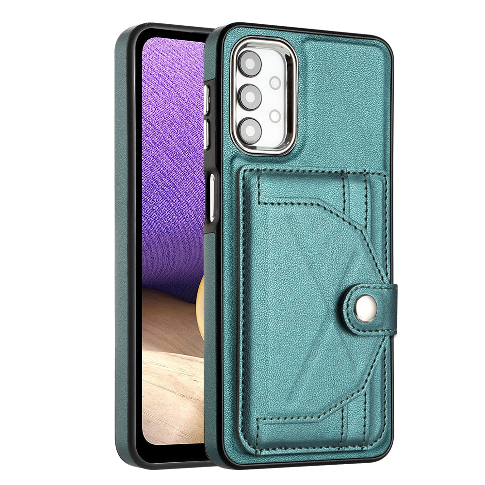 Samsung Galaxy F23 5G Shockproof Leather Phone Case with Card Holder - Stylish, Durable, and Convenient
