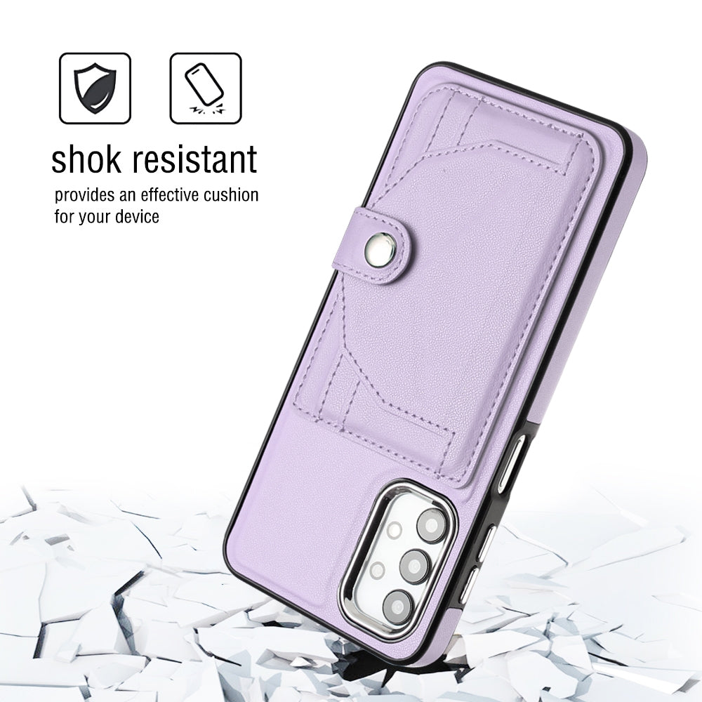 Samsung Galaxy A23 4G Shockproof Leather Phone Case with Card Holder - Stylish, Durable, and Convenient