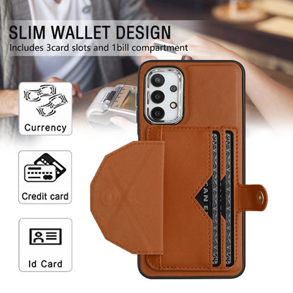 Samsung Galaxy A23 4G Shockproof Leather Phone Case with Card Holder - Stylish, Durable, and Convenient