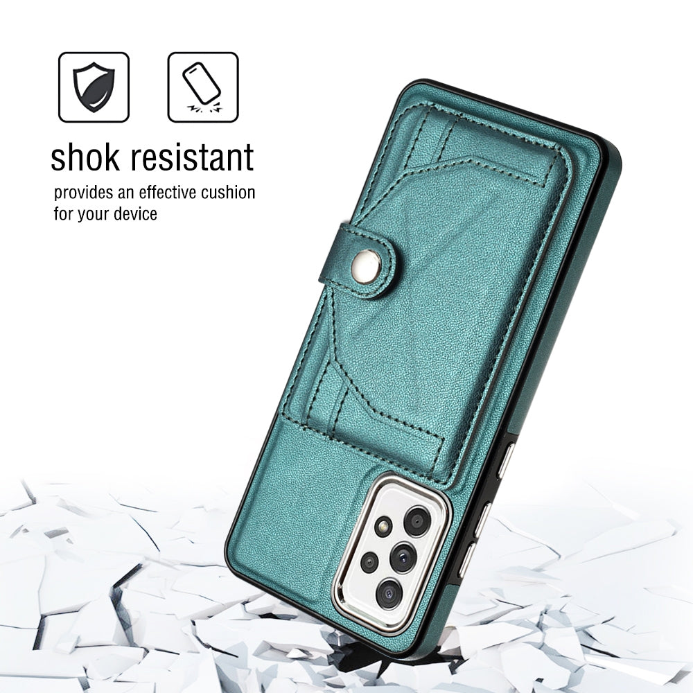 Samsung Galaxy A53 5G Shockproof Leather Phone Case with Card Holder - Stylish, Durable, and Convenient