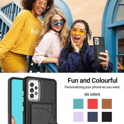Samsung Galaxy A53 5G Shockproof Leather Phone Case with Card Holder - Stylish, Durable, and Convenient