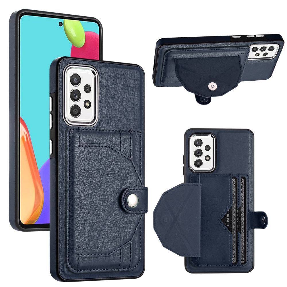 Samsung Galaxy A53 5G Shockproof Leather Phone Case with Card Holder - Stylish, Durable, and Convenient
