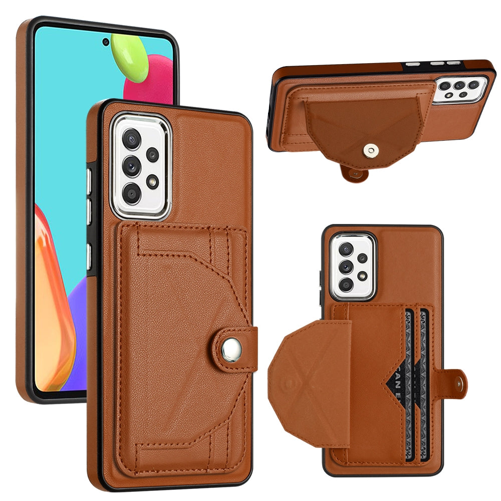 Samsung Galaxy A53 5G Shockproof Leather Phone Case with Card Holder - Stylish, Durable, and Convenient