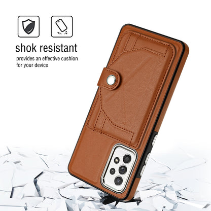 Samsung Galaxy A53 5G Shockproof Leather Phone Case with Card Holder - Stylish, Durable, and Convenient
