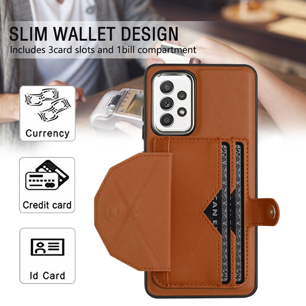 Samsung Galaxy A53 5G Shockproof Leather Phone Case with Card Holder - Stylish, Durable, and Convenient