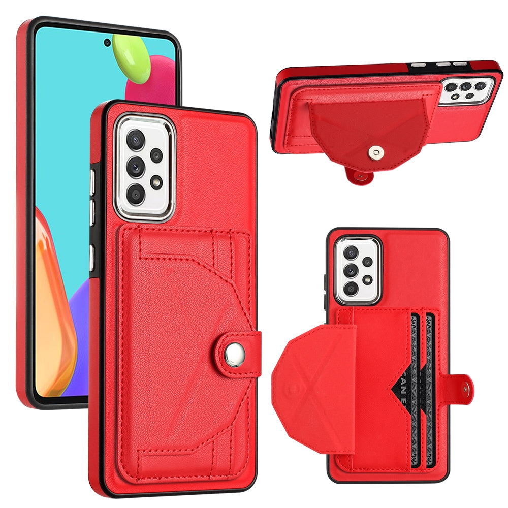 Samsung Galaxy A53 5G Shockproof Leather Phone Case with Card Holder - Stylish, Durable, and Convenient