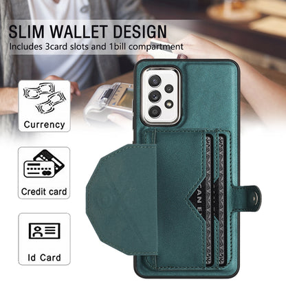 Samsung Galaxy A73 5G Shockproof Leather Phone Case with Card Holder - Stylish, Durable, and Convenient