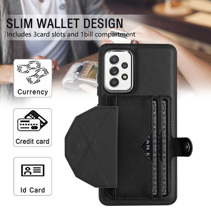 Samsung Galaxy A73 5G Shockproof Leather Phone Case with Card Holder - Stylish, Durable, and Convenient