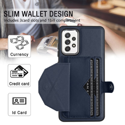 Samsung Galaxy A73 5G Shockproof Leather Phone Case with Card Holder - Stylish, Durable, and Convenient