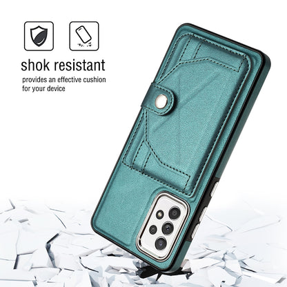 Samsung Galaxy A33 5G Shockproof Leather Phone Case with Card Holder - Stylish, Durable, and Convenient
