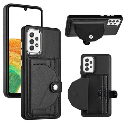 Samsung Galaxy A33 5G Shockproof Leather Phone Case with Card Holder - Stylish, Durable, and Convenient