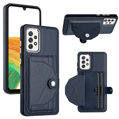 Samsung Galaxy A33 5G Shockproof Leather Phone Case with Card Holder - Stylish, Durable, and Convenient