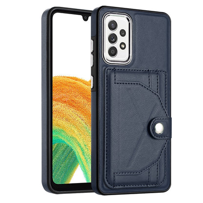 Samsung Galaxy A33 5G Shockproof Leather Phone Case with Card Holder - Stylish, Durable, and Convenient