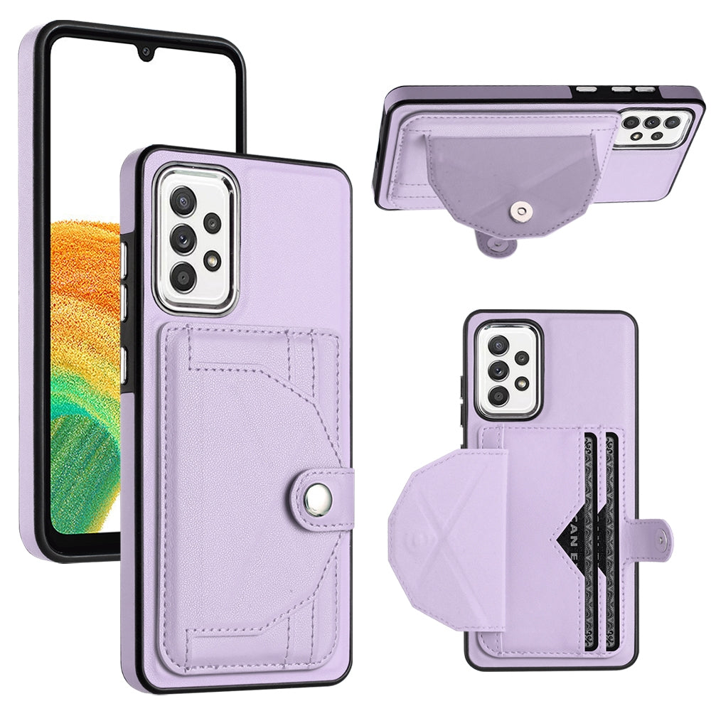Samsung Galaxy A33 5G Shockproof Leather Phone Case with Card Holder - Stylish, Durable, and Convenient