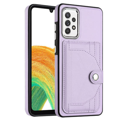 Samsung Galaxy A33 5G Shockproof Leather Phone Case with Card Holder - Stylish, Durable, and Convenient
