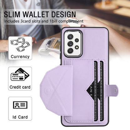 Samsung Galaxy A33 5G Shockproof Leather Phone Case with Card Holder - Stylish, Durable, and Convenient