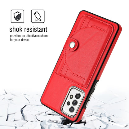 Samsung Galaxy A33 5G Shockproof Leather Phone Case with Card Holder - Stylish, Durable, and Convenient