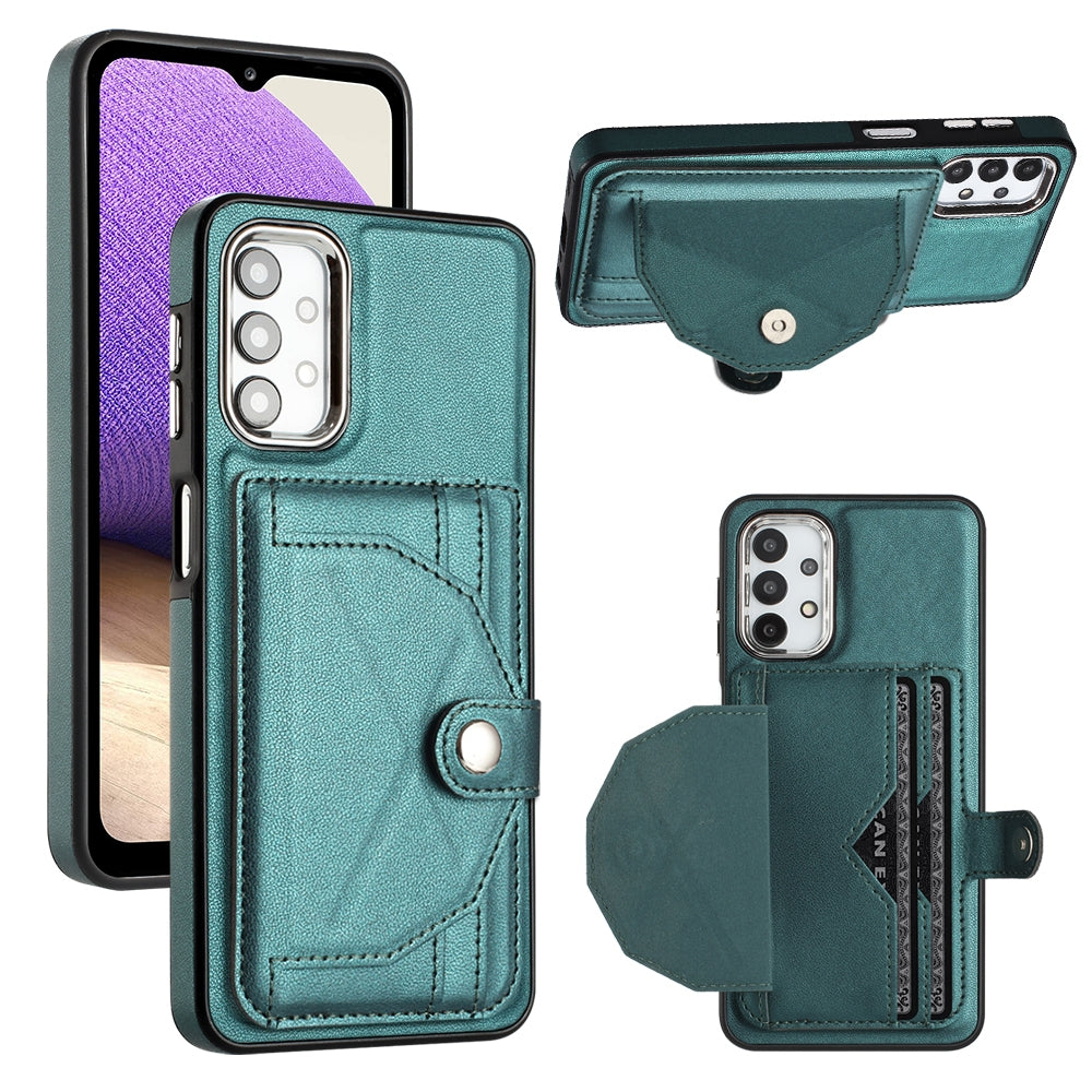 Samsung Galaxy A13 4G Shockproof Leather Phone Case with Card Holder - Stylish, Durable, and Convenient