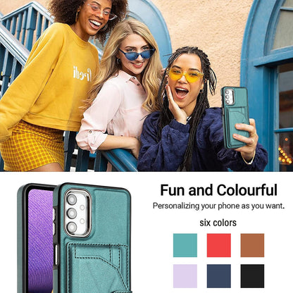Samsung Galaxy A13 4G Shockproof Leather Phone Case with Card Holder - Stylish, Durable, and Convenient