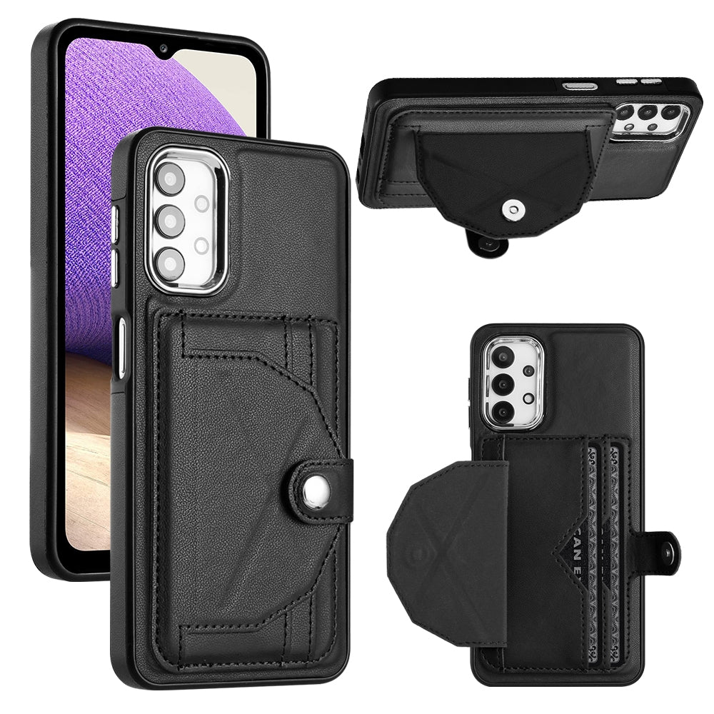 Samsung Galaxy A13 4G Shockproof Leather Phone Case with Card Holder - Stylish, Durable, and Convenient