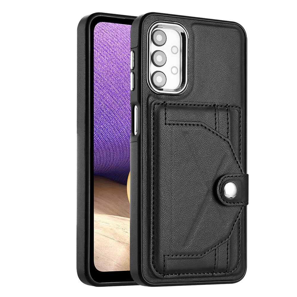 Samsung Galaxy A13 4G Shockproof Leather Phone Case with Card Holder - Stylish, Durable, and Convenient