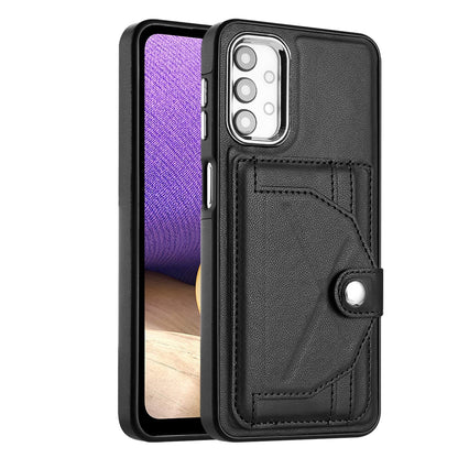 Samsung Galaxy A13 4G Shockproof Leather Phone Case with Card Holder - Stylish, Durable, and Convenient