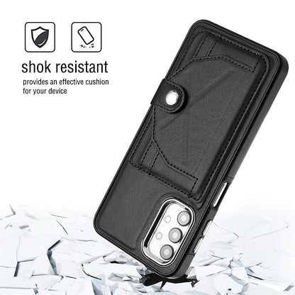 Samsung Galaxy A13 4G Shockproof Leather Phone Case with Card Holder - Stylish, Durable, and Convenient