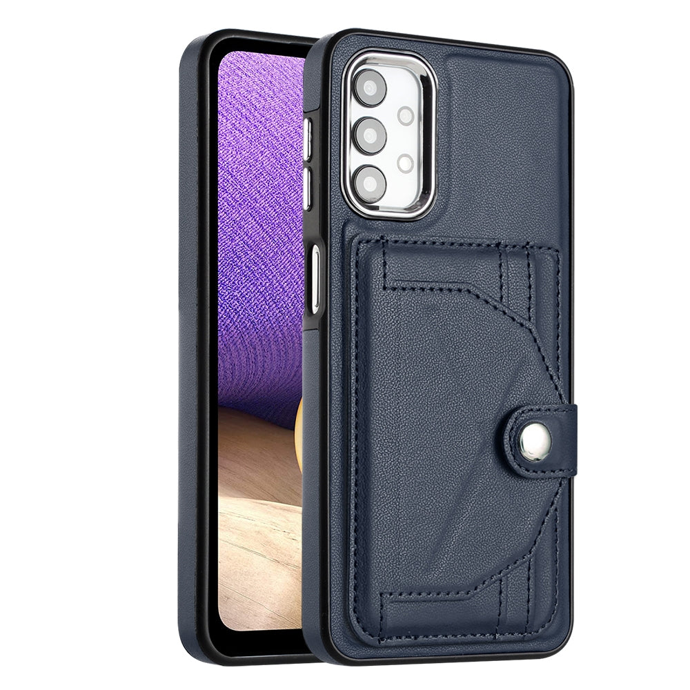 Samsung Galaxy A13 4G Shockproof Leather Phone Case with Card Holder - Stylish, Durable, and Convenient