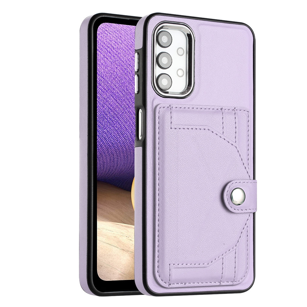 Samsung Galaxy A13 4G Shockproof Leather Phone Case with Card Holder - Stylish, Durable, and Convenient