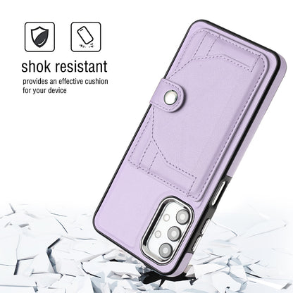 Samsung Galaxy A13 4G Shockproof Leather Phone Case with Card Holder - Stylish, Durable, and Convenient