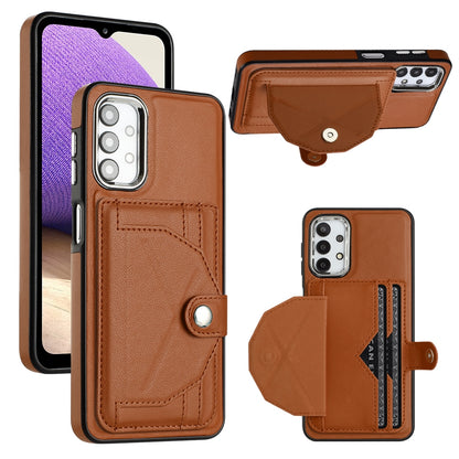 Samsung Galaxy A13 4G Shockproof Leather Phone Case with Card Holder - Stylish, Durable, and Convenient