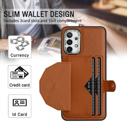 Samsung Galaxy A13 4G Shockproof Leather Phone Case with Card Holder - Stylish, Durable, and Convenient
