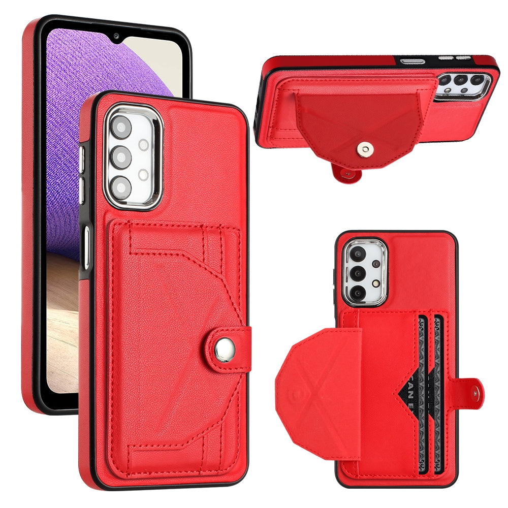 Samsung Galaxy A13 4G Shockproof Leather Phone Case with Card Holder - Stylish, Durable, and Convenient
